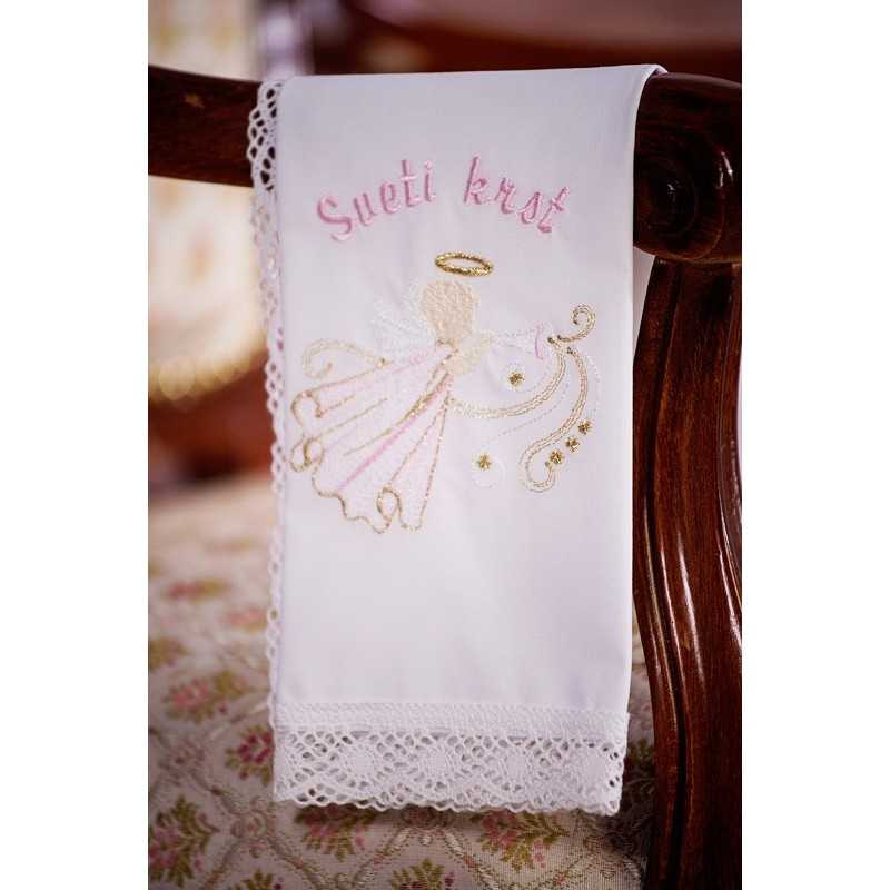 Krstni prtiček Angelj trobenta